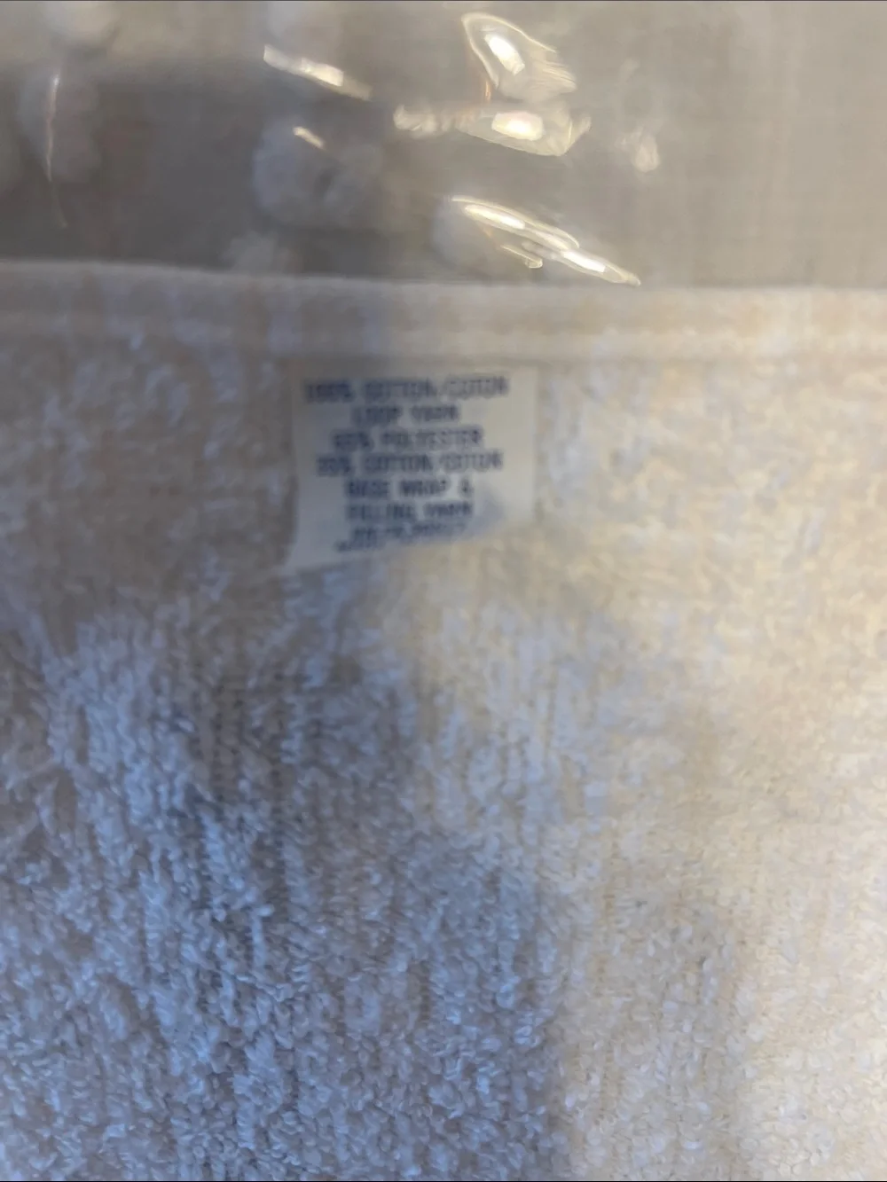 Plush Bunny Embroidered Hand Towel - Cream and Blue